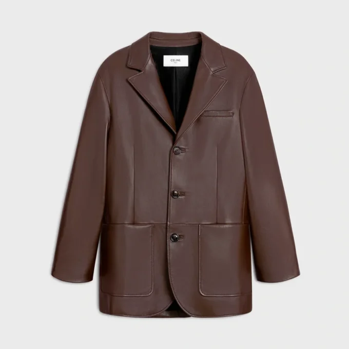 Tailored Jacket in Soft Lambskin Tailored Jacket in Soft Lambskin