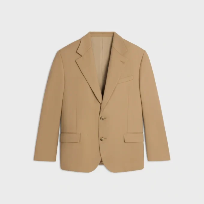 Tailored Jacket in Stretch Wool Gabardine Tailored Jacket in Stretch Wool Gabardine