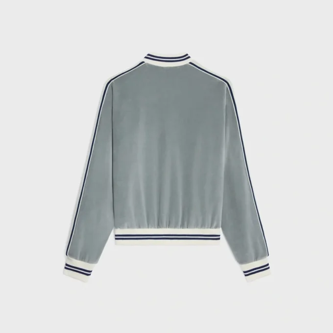 Teddy Tracksuit Jacket in Velvet Jersey Teddy Tracksuit Jacket in Velvet Jersey