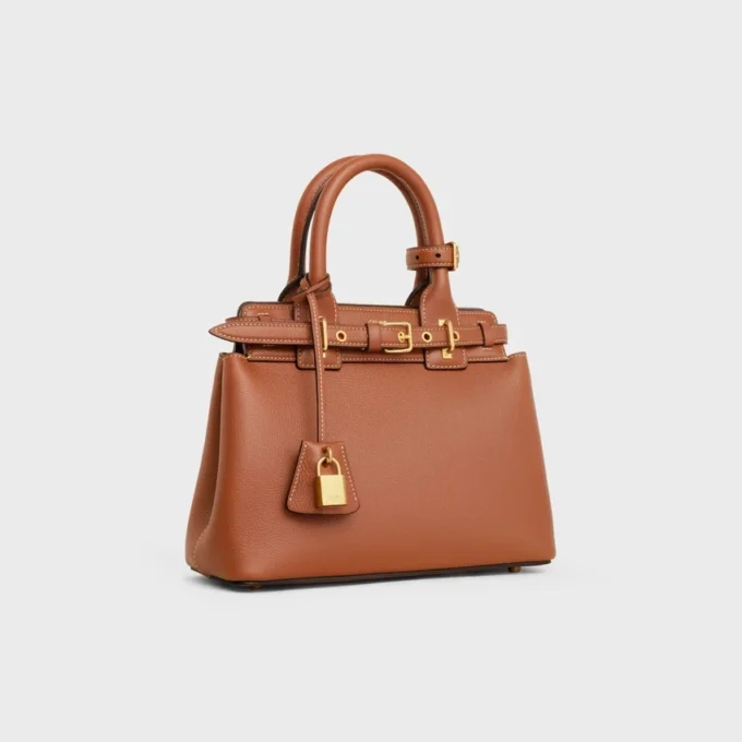 Teen Celine Conti Bag in Supple Grained Calfskin