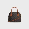 Teen Honorine Bag in Triomphe Canvas and Calfskin