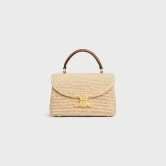 Teen Nino Bag in Raffia and Calfskin Teen Nino Bag in Raffia and Calfskin