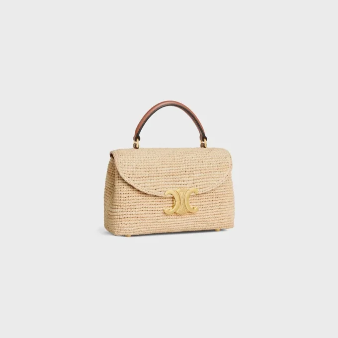 Teen Nino Bag in Raffia and Calfskin Teen Nino Bag in Raffia and Calfskin