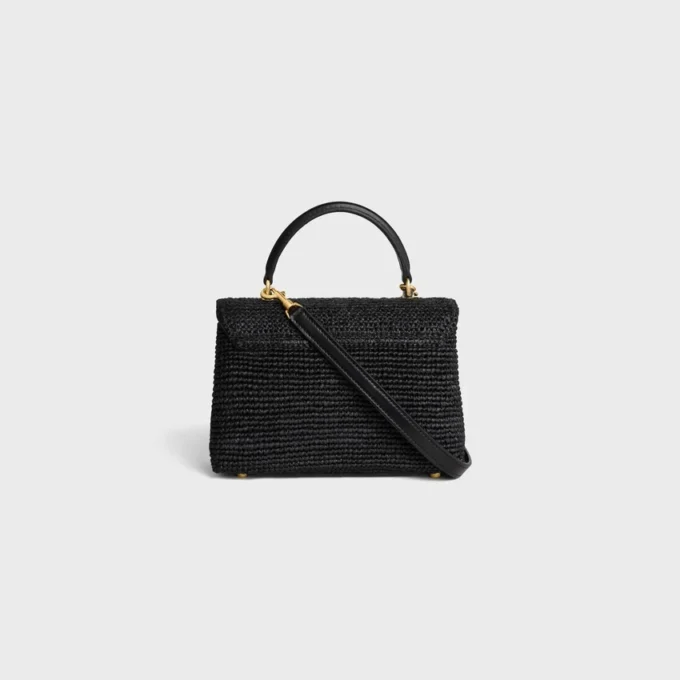 Teen Nino Bag in Raffia and Calfskin
