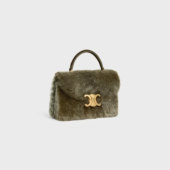 Teen Nino Bag in Shearling and Suede Calfskin Teen Nino Bag in Shearling and Suede Calfskin
