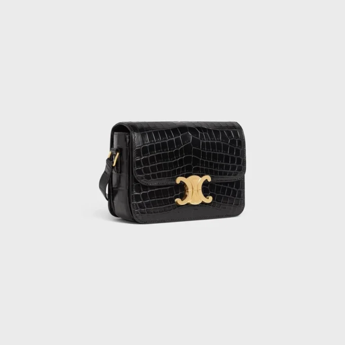 Teen Triomphe Bag in Crocodile Teen Triomphe Bag in Crocodile