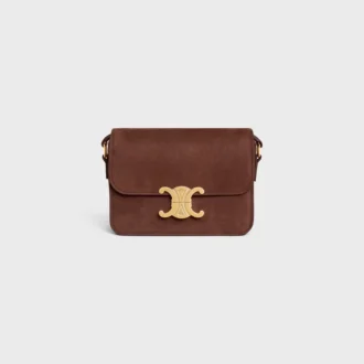 Teen Triomphe Bag in Grained Nubuck Calfskin Teen Triomphe Bag in Grained Nubuck Calfskin