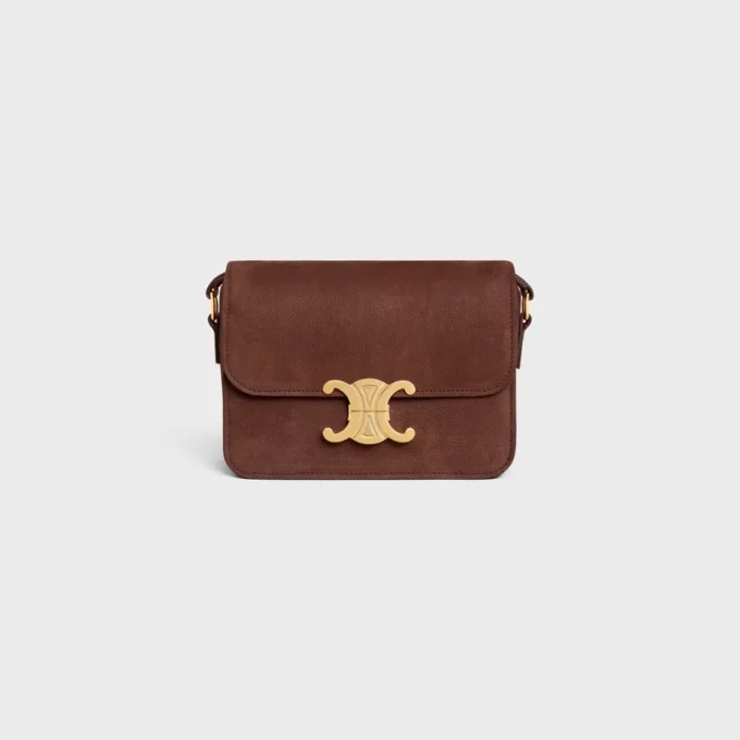 Teen Triomphe Bag in Grained Nubuck Calfskin
