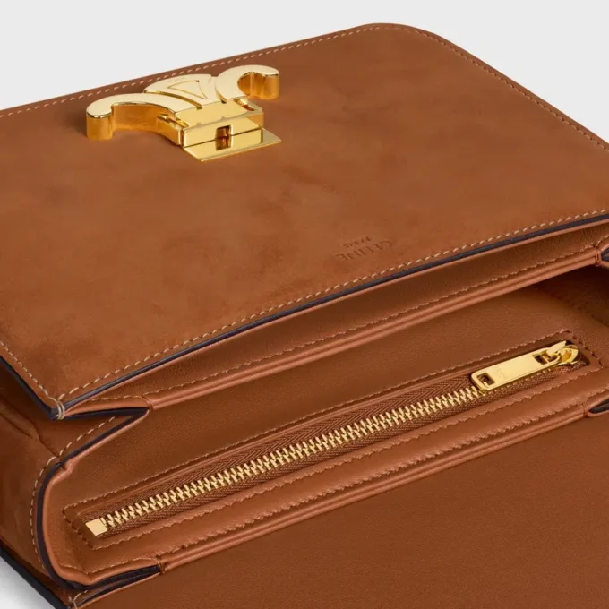 Teen Triomphe Bag in Nubuck Calfskin