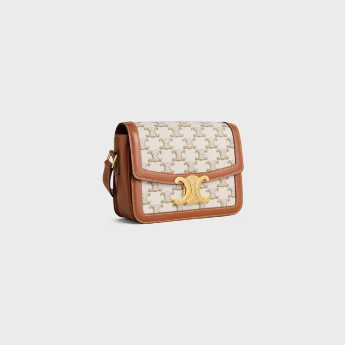 Teen Triomphe Bag in Triomphe Canvas and Calfskin Teen Triomphe Bag in Triomphe Canvas and Calfskin
