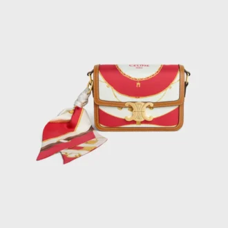 Teen Triomphe in Silk and Natural Calfskin