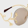 The Branch Sunglasses in Metal