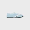 The Flat Sneaker in Gros Grain, Velvet, Suede Goatskin and Lambskin
