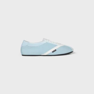 The Flat Sneaker in Gros Grain, Velvet, Suede Goatskin and Lambskin