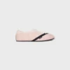 The Flat Sneaker in Gros Grain, Velvet, Suede Goatskin and Lambskin