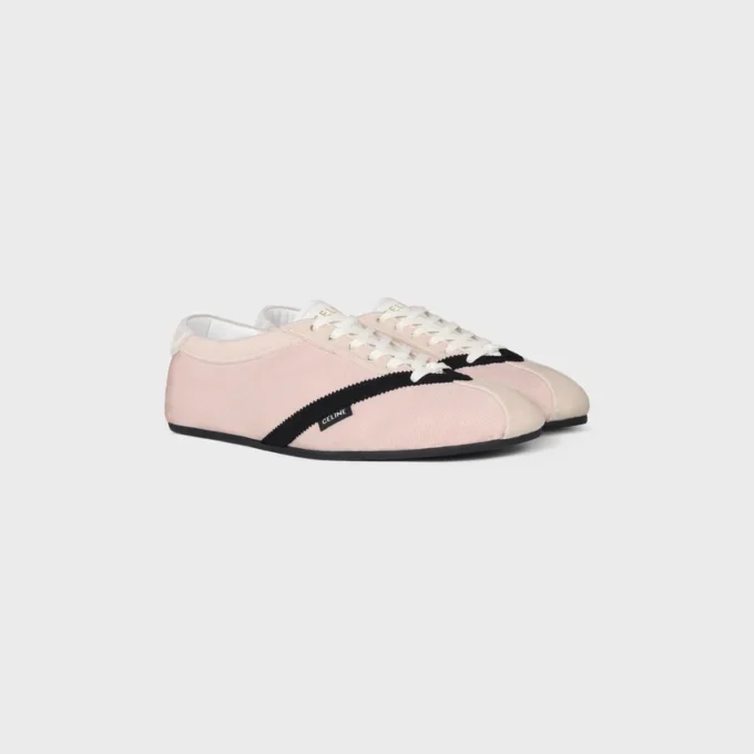 The Flat Sneaker in Gros Grain, Velvet, Suede Goatskin and Lambskin