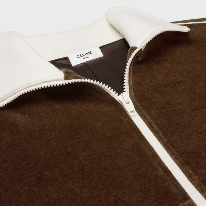 Tracksuit Jacket in Velvet Jersey Tracksuit Jacket in Velvet Jersey