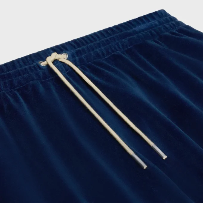 Tracksuit Pants in Velvet Jersey