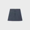 Trapeze Mini Skirt in Raw Wash Denim Trapeze Mini Skirt in Raw Wash Denim