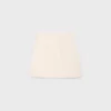 Trapeze Mini Skirt in Wool Silk Gabardine Trapeze Mini Skirt in Wool Silk Gabardine