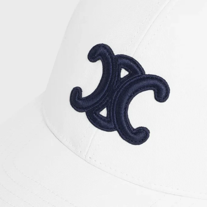 Triomphe Baseball Cap in Cotton