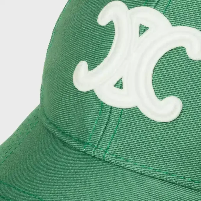 Triomphe Baseball Cap in Washed Cotton Gabardine
