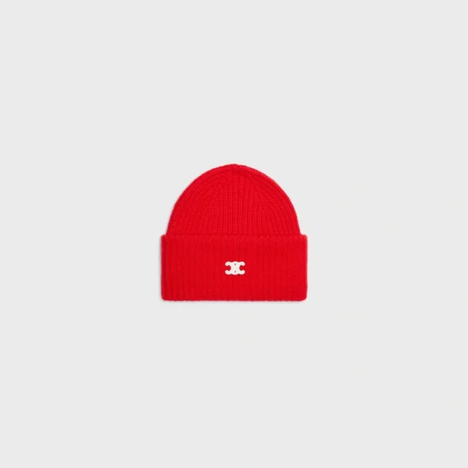 Triomphe Beanie in Seamless Cashmere