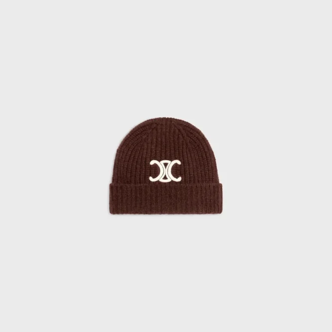 Triomphe Beanie in Seamless Cashmere