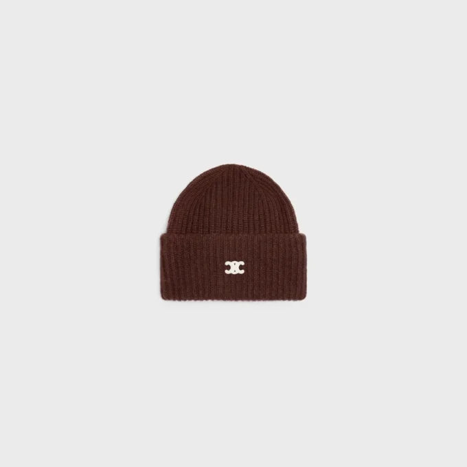 Triomphe Beanie in Seamless Cashmere