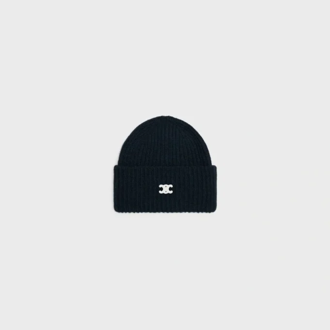 Triomphe Beanie in Seamless Cashmere