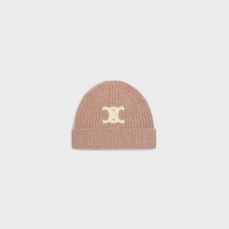 Triomphe Beanie in Seamless Cashmere Triomphe Beanie in Seamless Cashmere