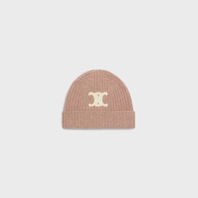 Triomphe Beanie in Seamless Cashmere