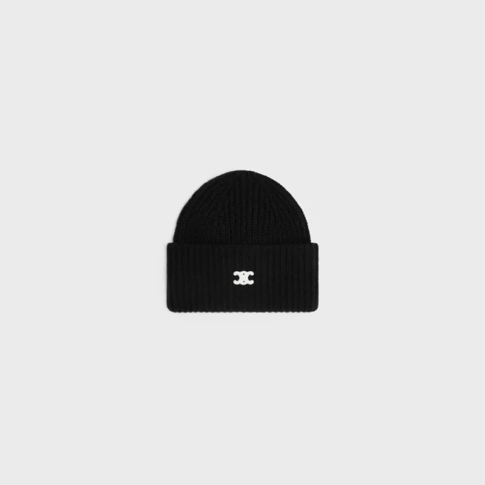 Triomphe Beanie in Seamless Cashmere