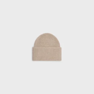 Triomphe Beanie in Seamless Cashmere Triomphe Beanie in Seamless Cashmere