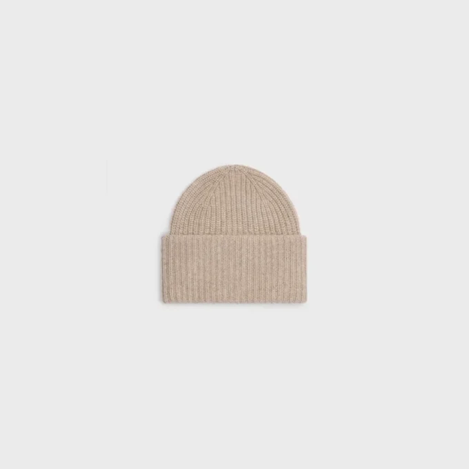 Triomphe Beanie in Seamless Cashmere