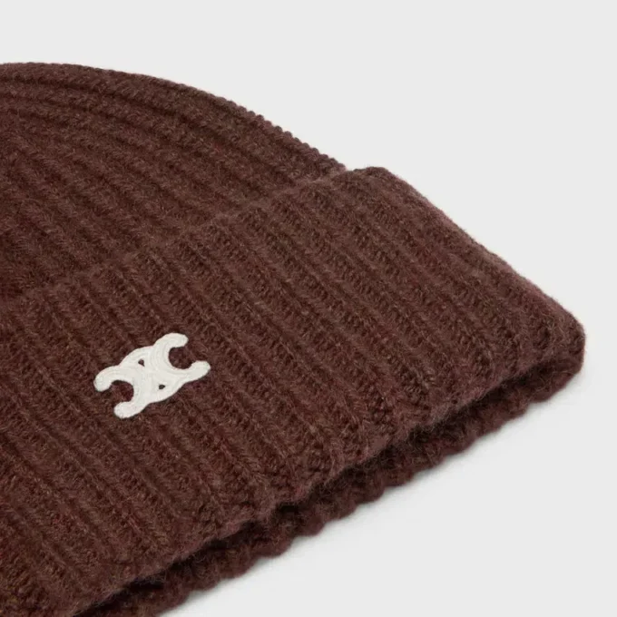 Triomphe Beanie in Seamless Cashmere