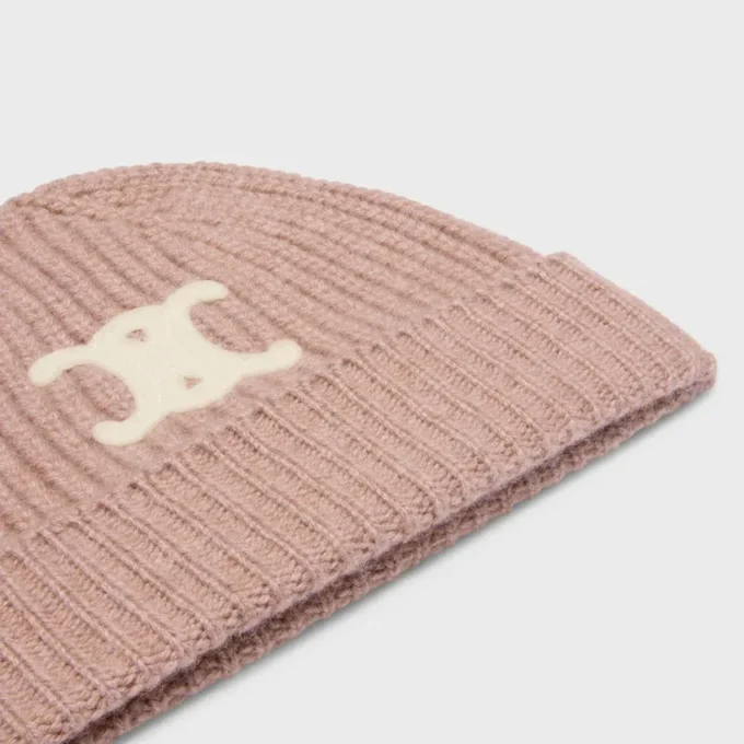 Triomphe Beanie in Seamless Cashmere