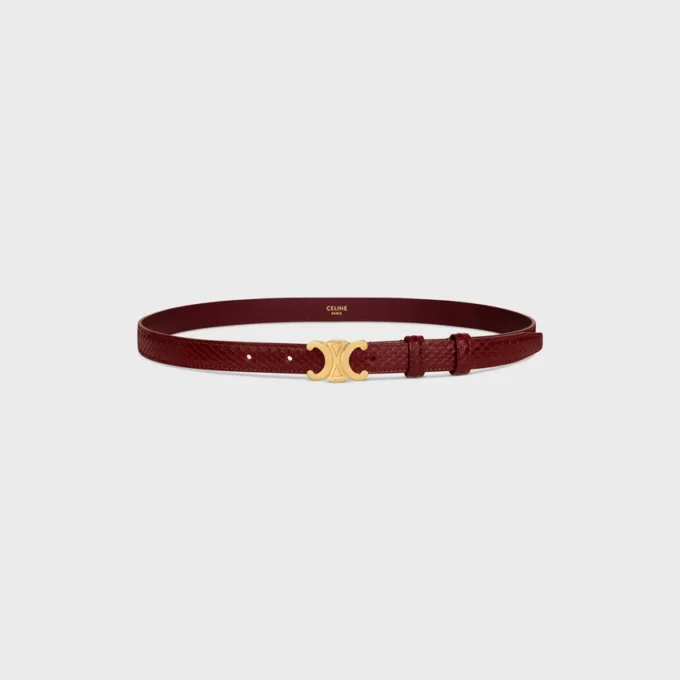 Triomphe Belt 18Mm in Python Triomphe Belt 18Mm in Python
