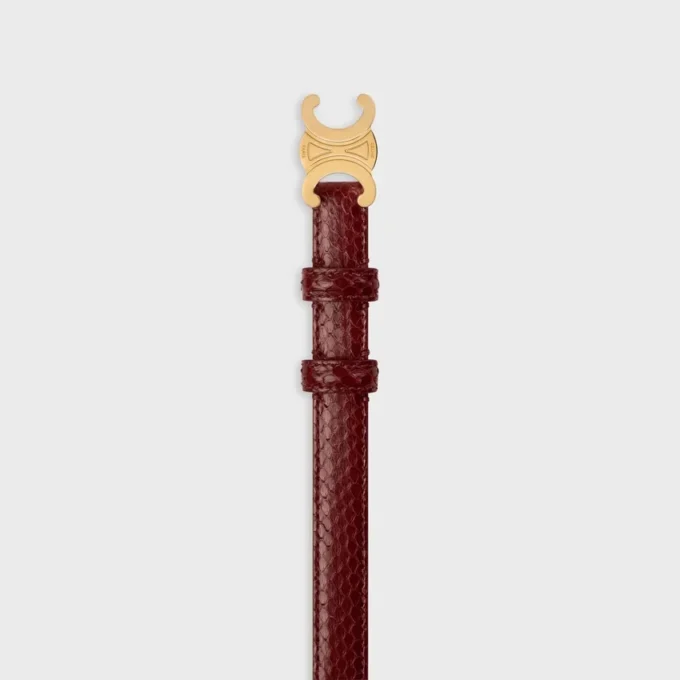 Triomphe Belt 18Mm in Python Triomphe Belt 18Mm in Python