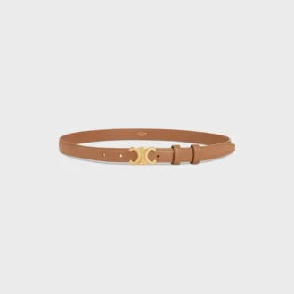 Triomphe Belt 18Mm in Taurillon Leather Triomphe Belt 18Mm in Taurillon Leather