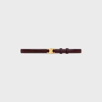 Triomphe Belt 18Mm in Taurillon Leather