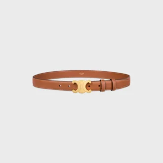 Triomphe Belt 25Mm in Natural Calfskin Triomphe Belt 25Mm in Natural Calfskin