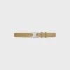 Triomphe Belt 30Mm in Suede Calfskin