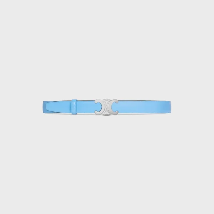 Triomphe Buckle in Metal & Reversible Strap 25Mm in Taurillon
