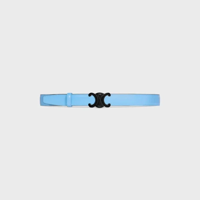 Triomphe Buckle in Metal & Reversible Strap 25Mm in Taurillon