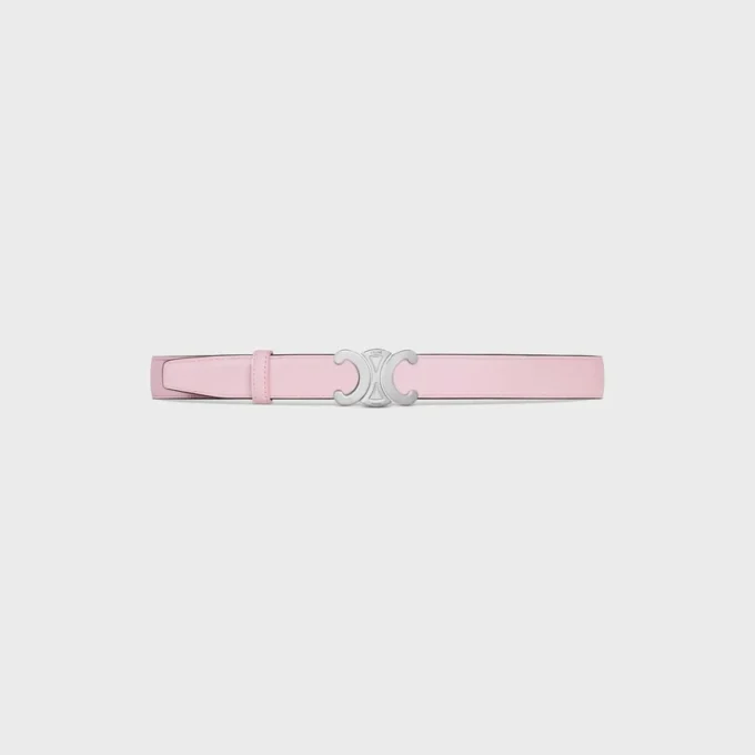 Triomphe Buckle in Metal & Reversible Strap 25Mm in Taurillon