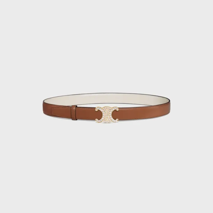 Triomphe Buckle & Reversible Strap 25Mm Triomphe Buckle & Reversible Strap 25Mm