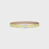 Triomphe Buckle & Reversible Strap 25Mm Triomphe Buckle & Reversible Strap 25Mm