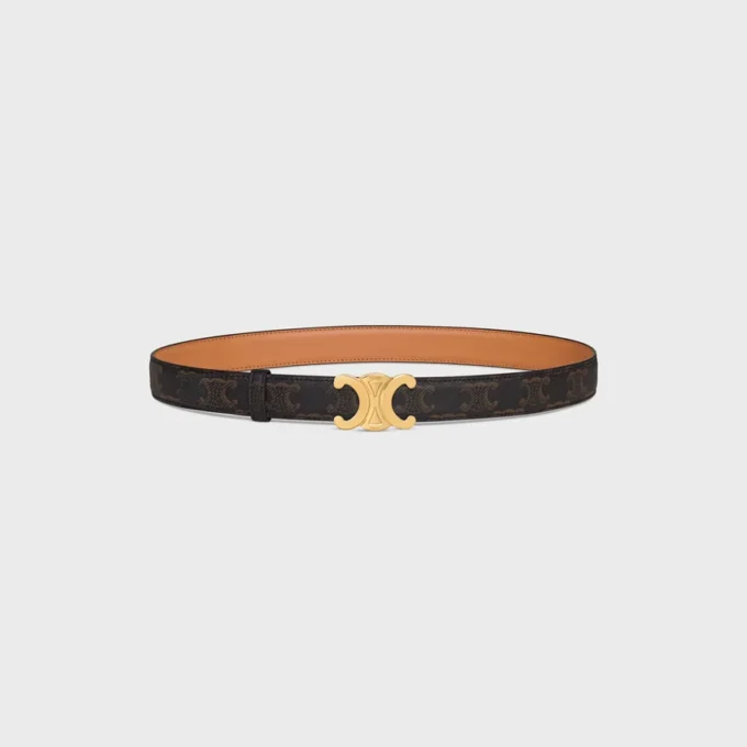 Triomphe Buckle & Reversible Strap 25Mm Triomphe Buckle & Reversible Strap 25Mm