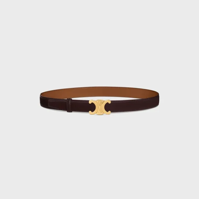 Triomphe Buckle & Reversible Strap 25Mm Triomphe Buckle & Reversible Strap 25Mm